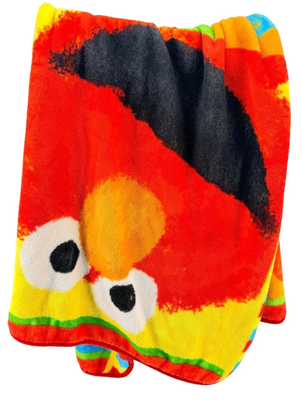 Sesame Street Elmo and Cookie Monster Soft Plush Fleece Throw Blanket